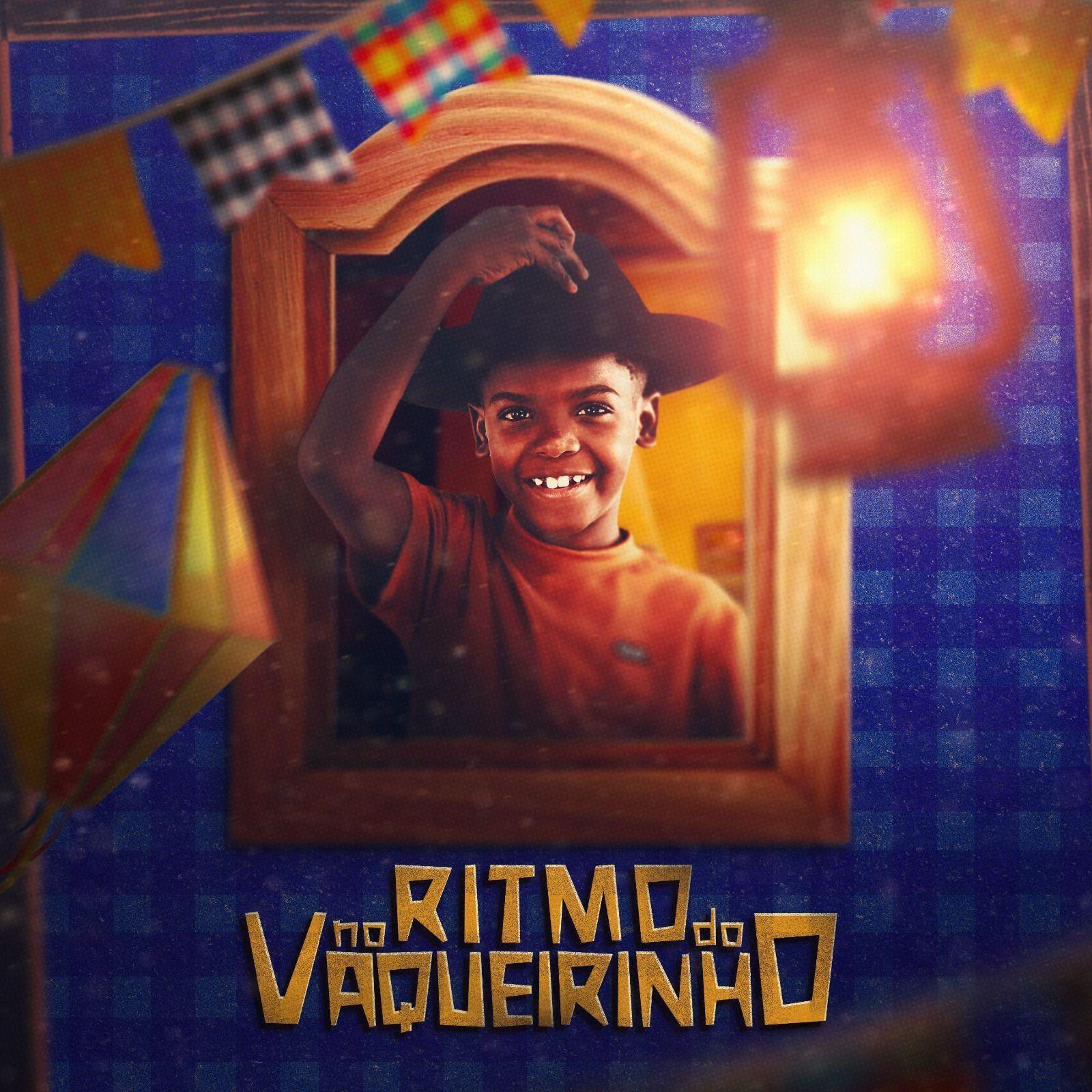 Portada de Álbum "No Ritmo do Vaqueirinho", de Ruan Vitor Vaqueirinho