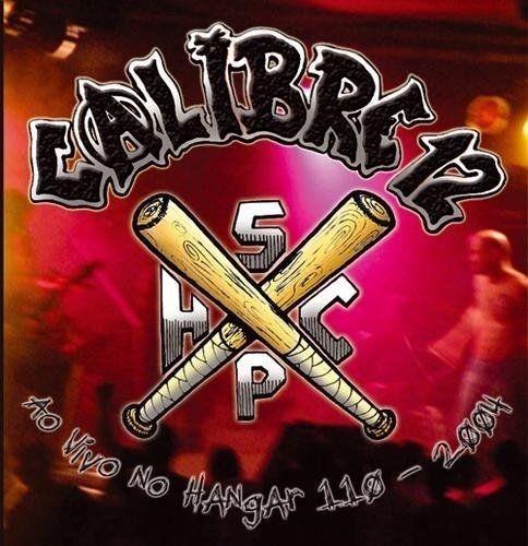 Capa do Álbum "Ao Vivo no Hangar 110", de Calibre 12