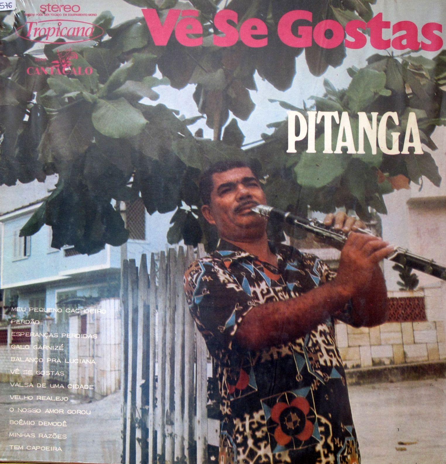Portada de Álbum "Vê Se Gostas", de Cantor Pitanga