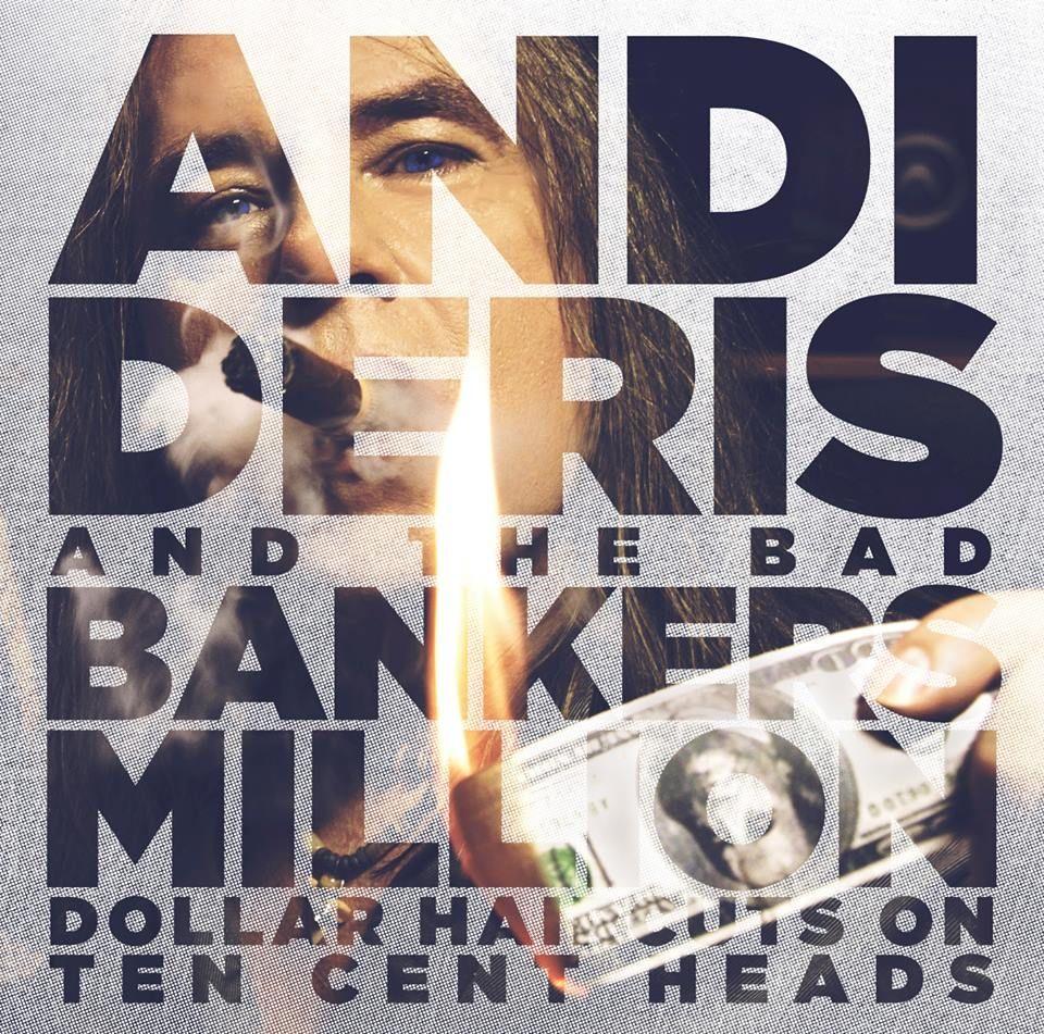 Capa do Álbum "Million-Dollar Haircuts on Ten-Cent Heads", de Andi Deris