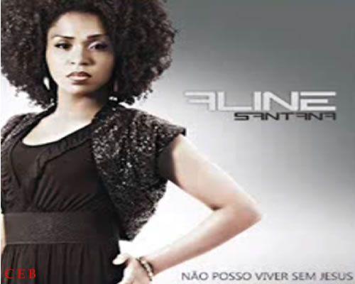 Capa do Álbum "Não Posso Viver Sem Jesus", de Aline Santana