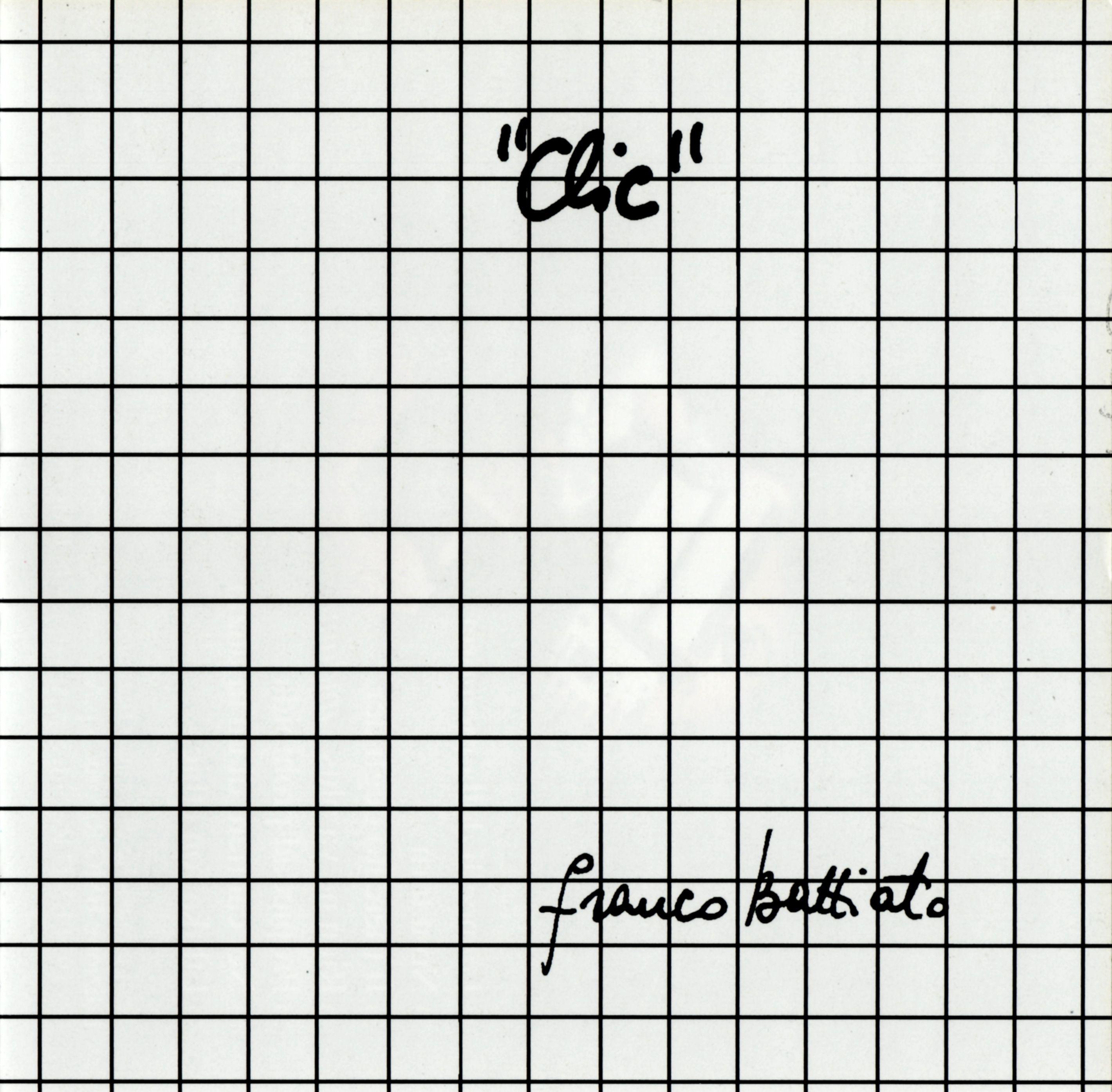 Album cover of "Clic" by Franco Battiato