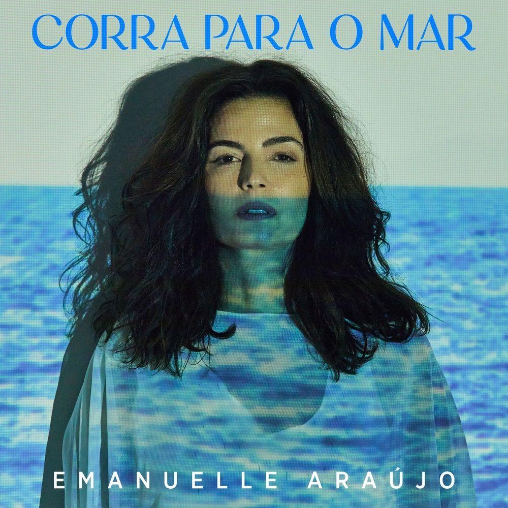 Capa do álbum "Corra Para o Mar", de Emanuelle Araújo