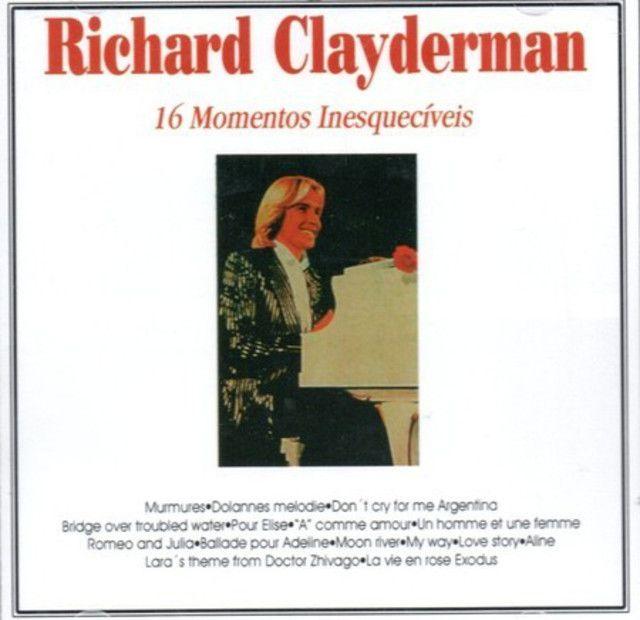 Portada de Álbum "16 Momentos Inesquecíveis ", de Richard Clayderman