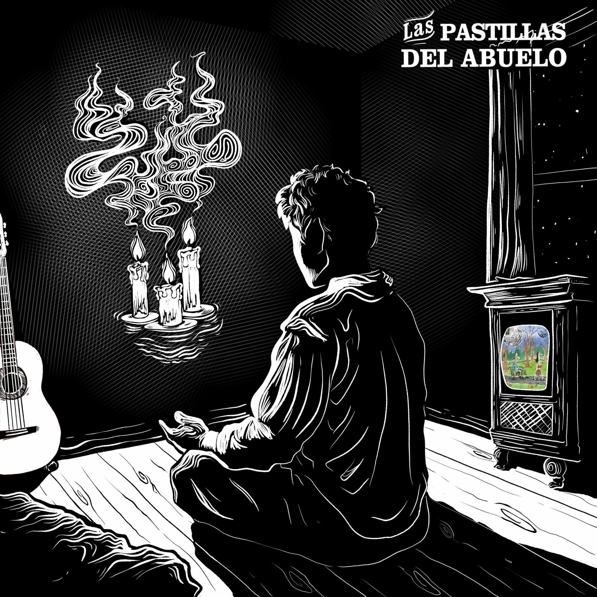 Portada de Sencillo/EP "El Negro", de Las Pastillas del Abuelo