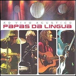 Portada de Álbum "Ao Vivo Acústico", de Papas da Língua