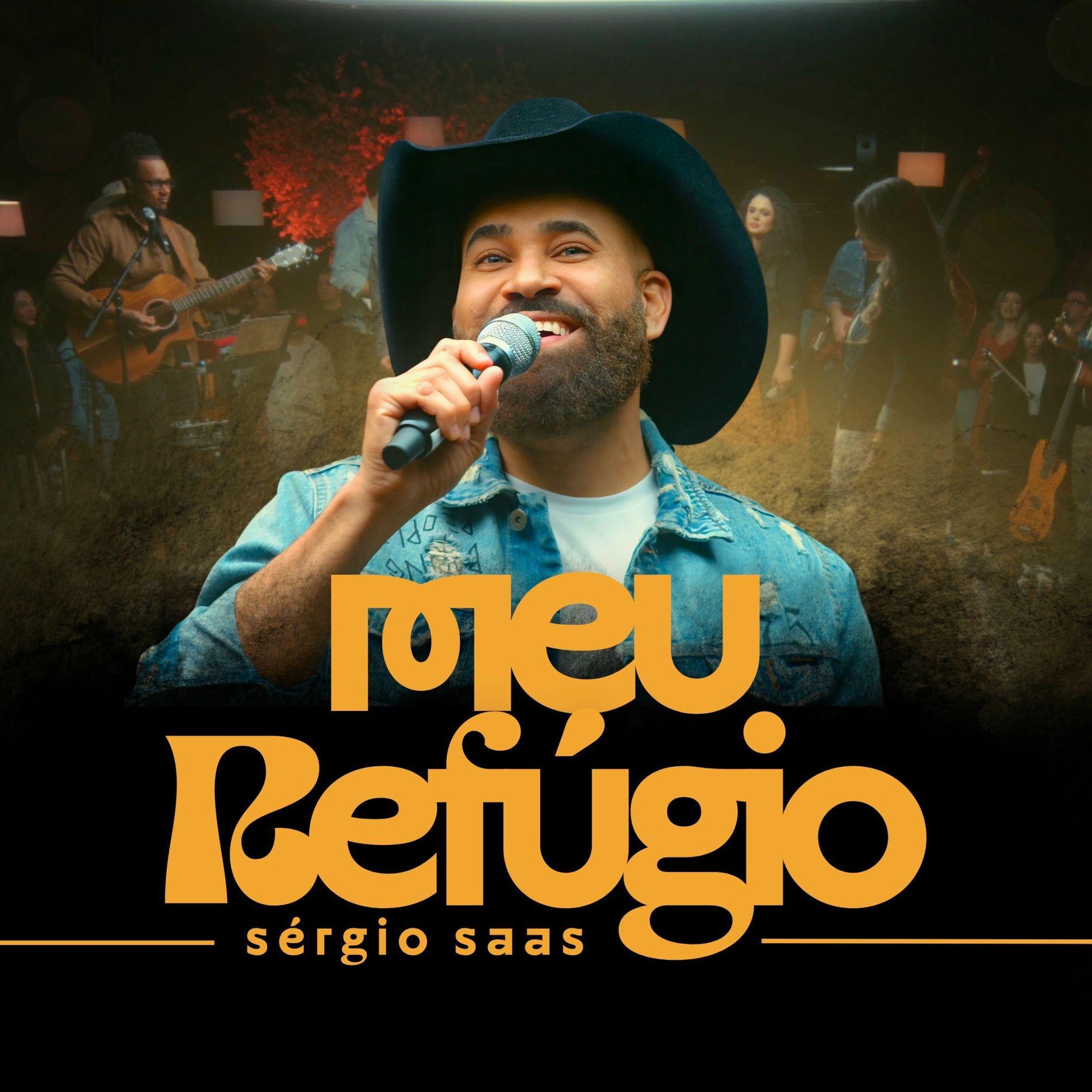 Portada del álbum "Meu Refúgio (Ao Vivo)", de Sérgio Saas