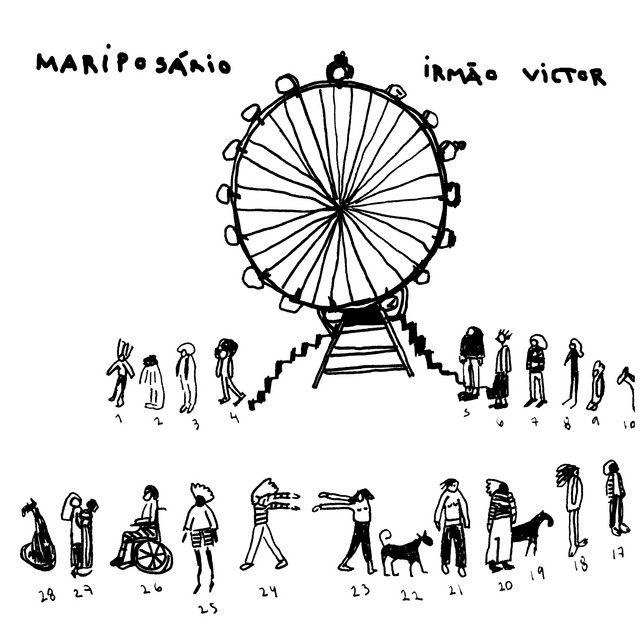 Portada de Álbum "Mariposario", de Irmão Victor