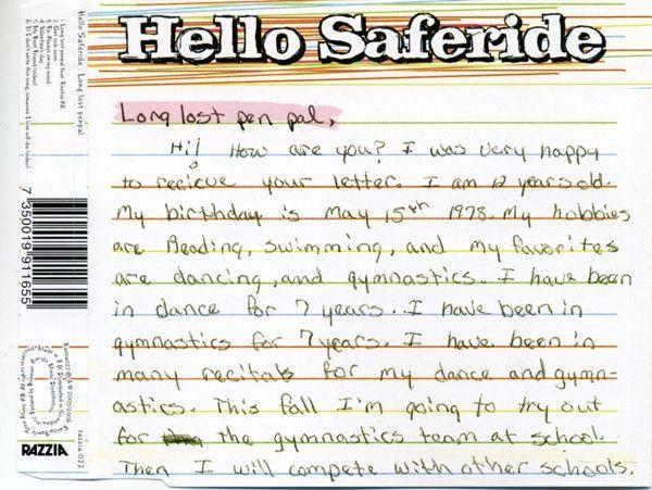 Capa do Single/EP "Long Lost Penpal", de Hello Saferide