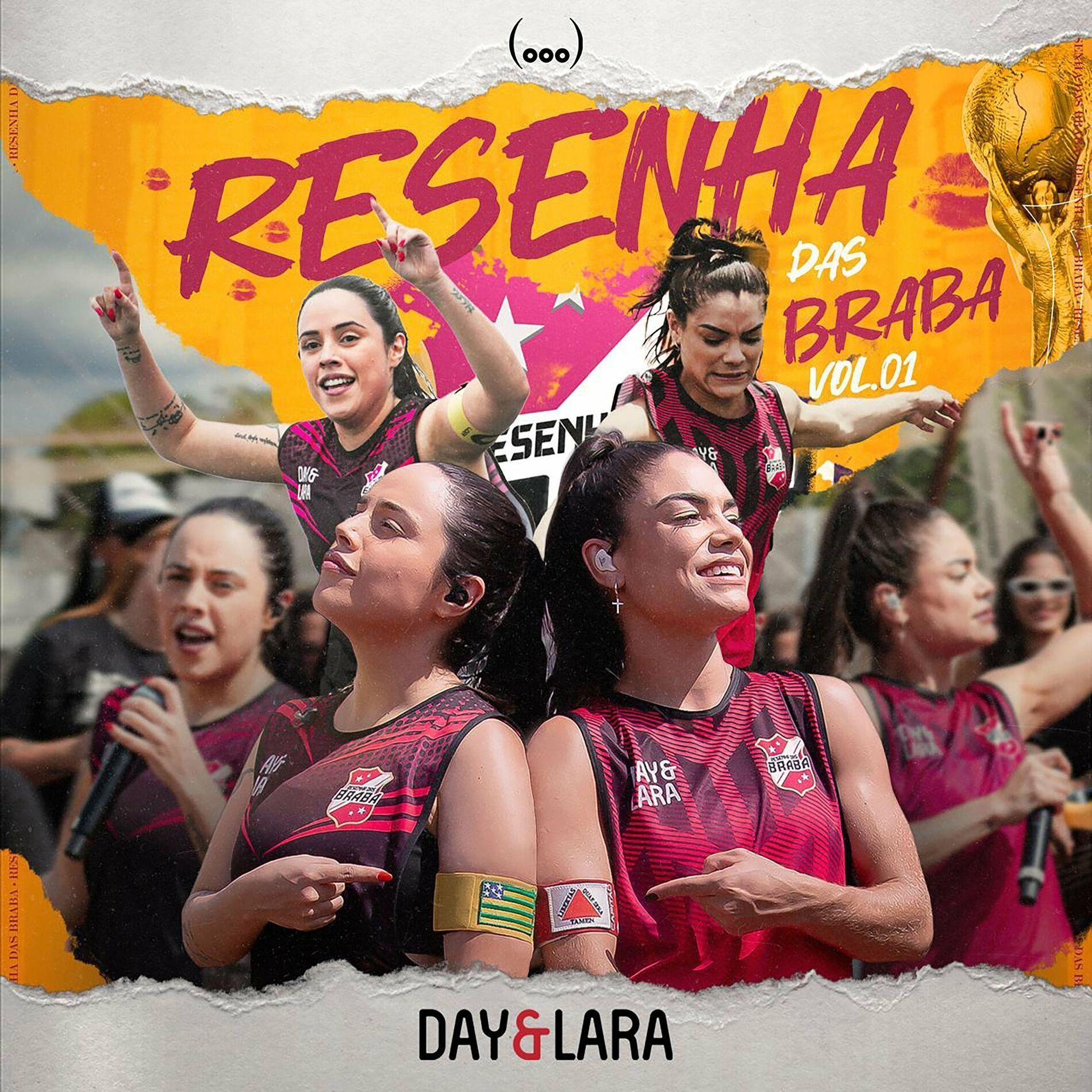 Portada de Sencillo/EP "Resenha das Braba Vol.1", de Day e Lara