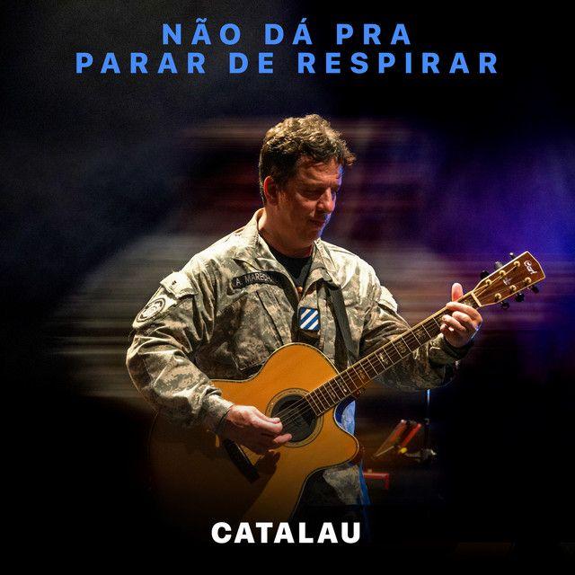 Capa do Single/EP "Não Dá Pra Parar De Respirar", de Catalau