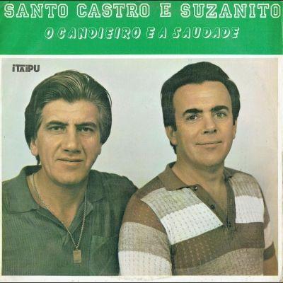 Portada de Álbum "O Candieiro E A Saudade", de Santo Castro e Suzanito