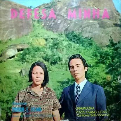 Portada de Álbum "Defesa Minha", de Édison e Telma