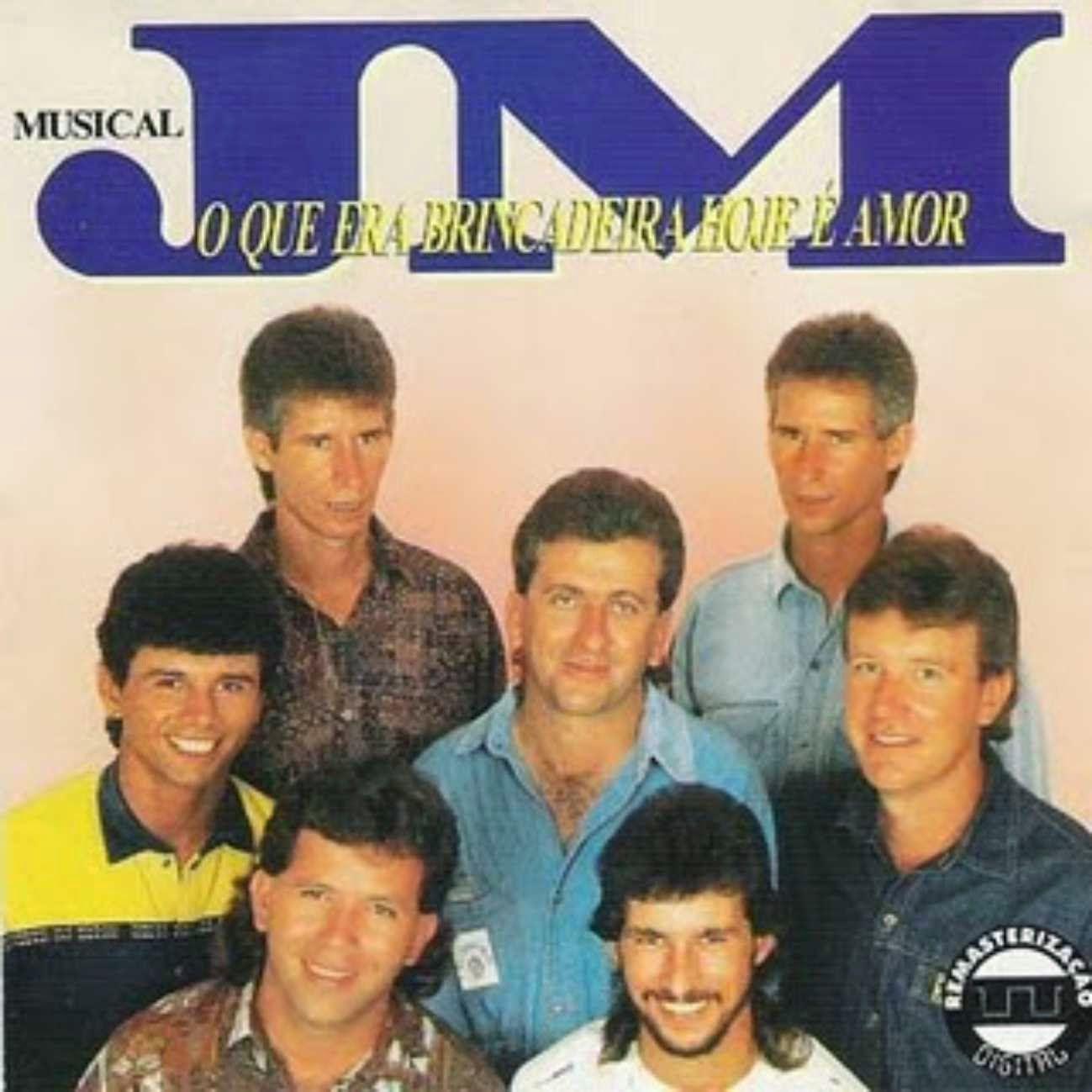 Capa do Álbum "O Que Era Brincadeira Hoje É Amor", de Musical JM