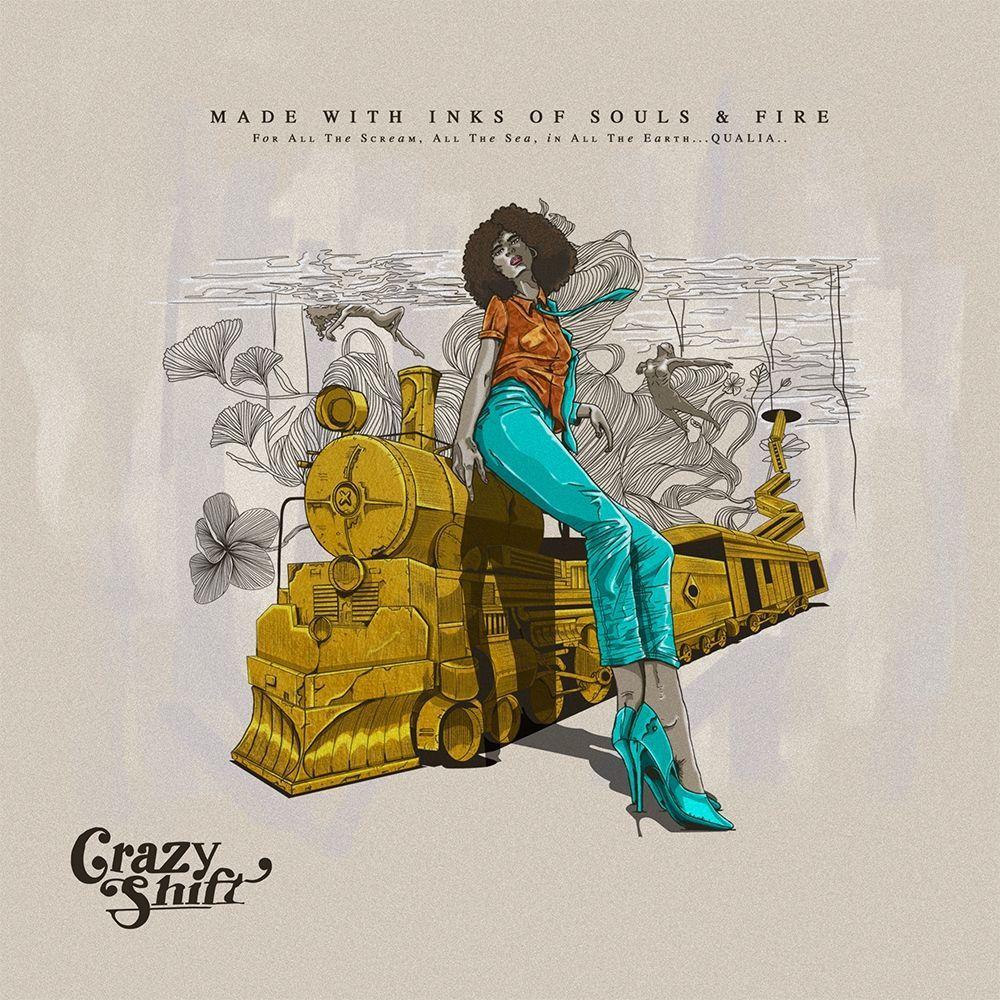 Capa do Álbum "Made With Inks Of Souls & Fire", de The Crazy Shift