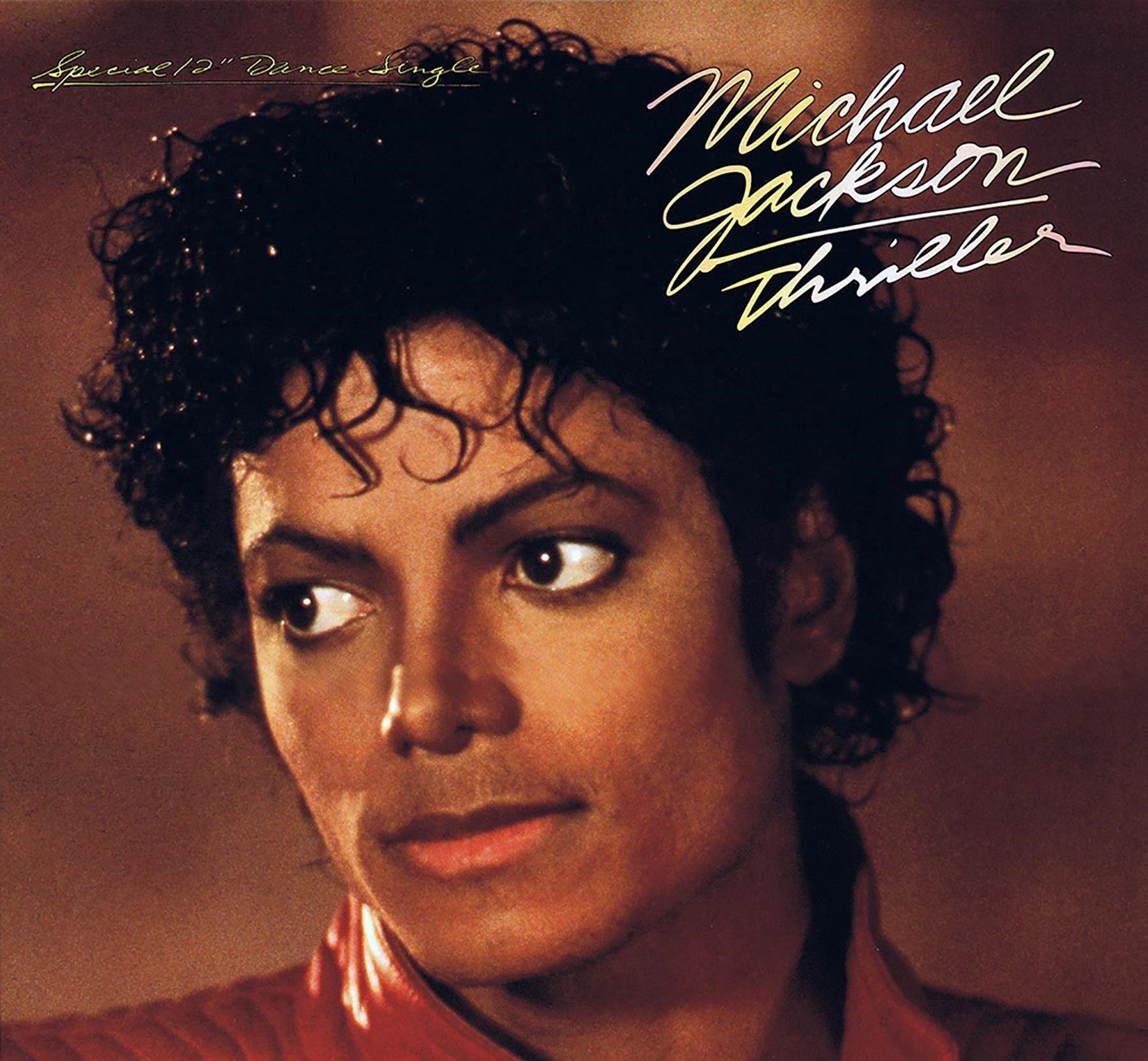 Portada del álbum "Thriller", de Michael Jackson