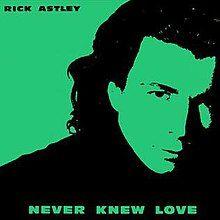 Capa do álbum "Never Knew Love", de Rick Astley