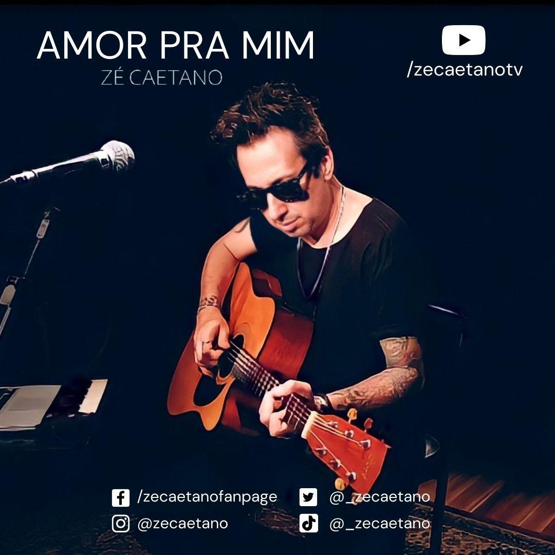 Capa do Single/EP "Amor Pra Mim (Single)", de Zé Caetano