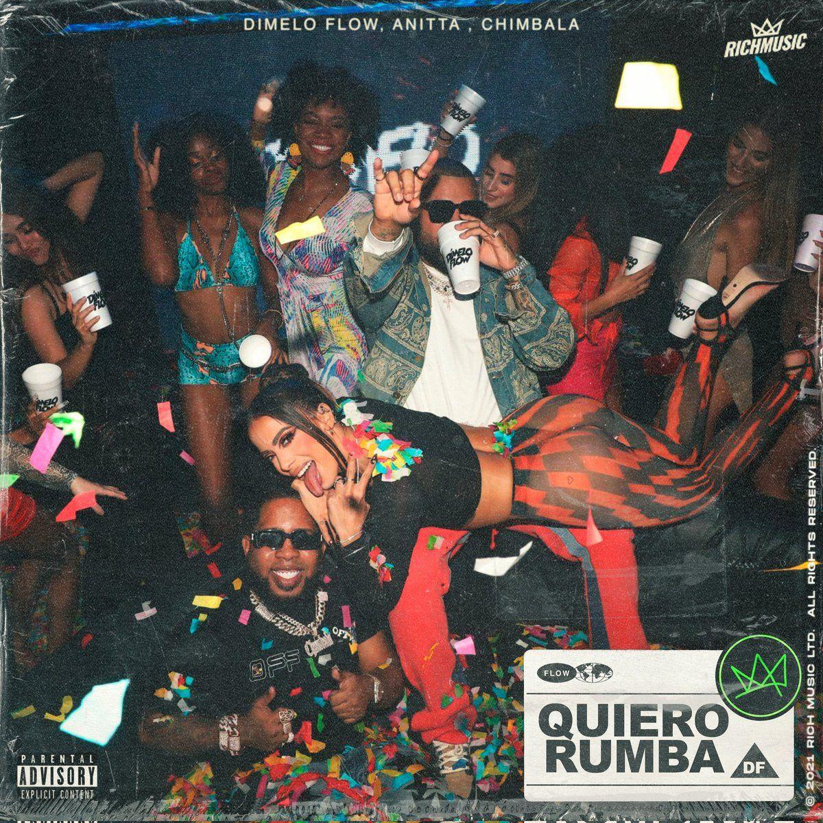 Portada del álbum "Quiero Rumba (part. Dímelo Flow y Chimbala)", de Anitta