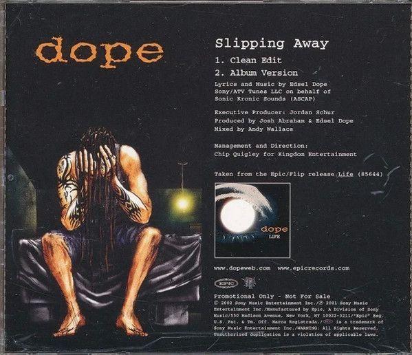 Portada del álbum "Slipping Away", de Dope