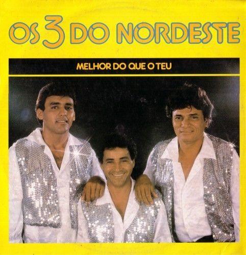 Portada de Álbum "Melhor do Que o Teu", de Os 3 do Nordeste