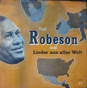 Portada de Álbum "Paul Robeson Singt Lieder Aus Aller Welt", de Paul Robeson