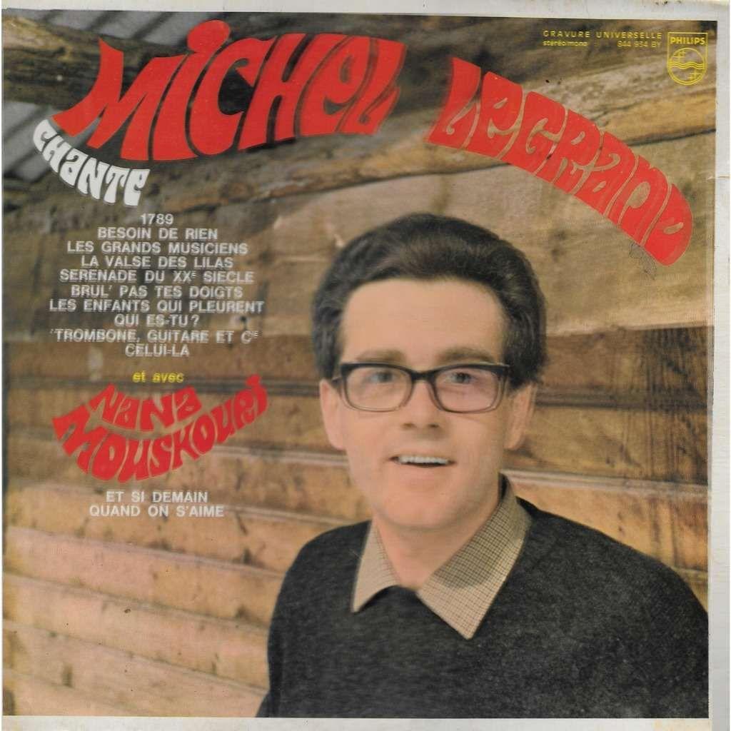 Capa do álbum "Michel Legrand Chante", de Michel Legrand