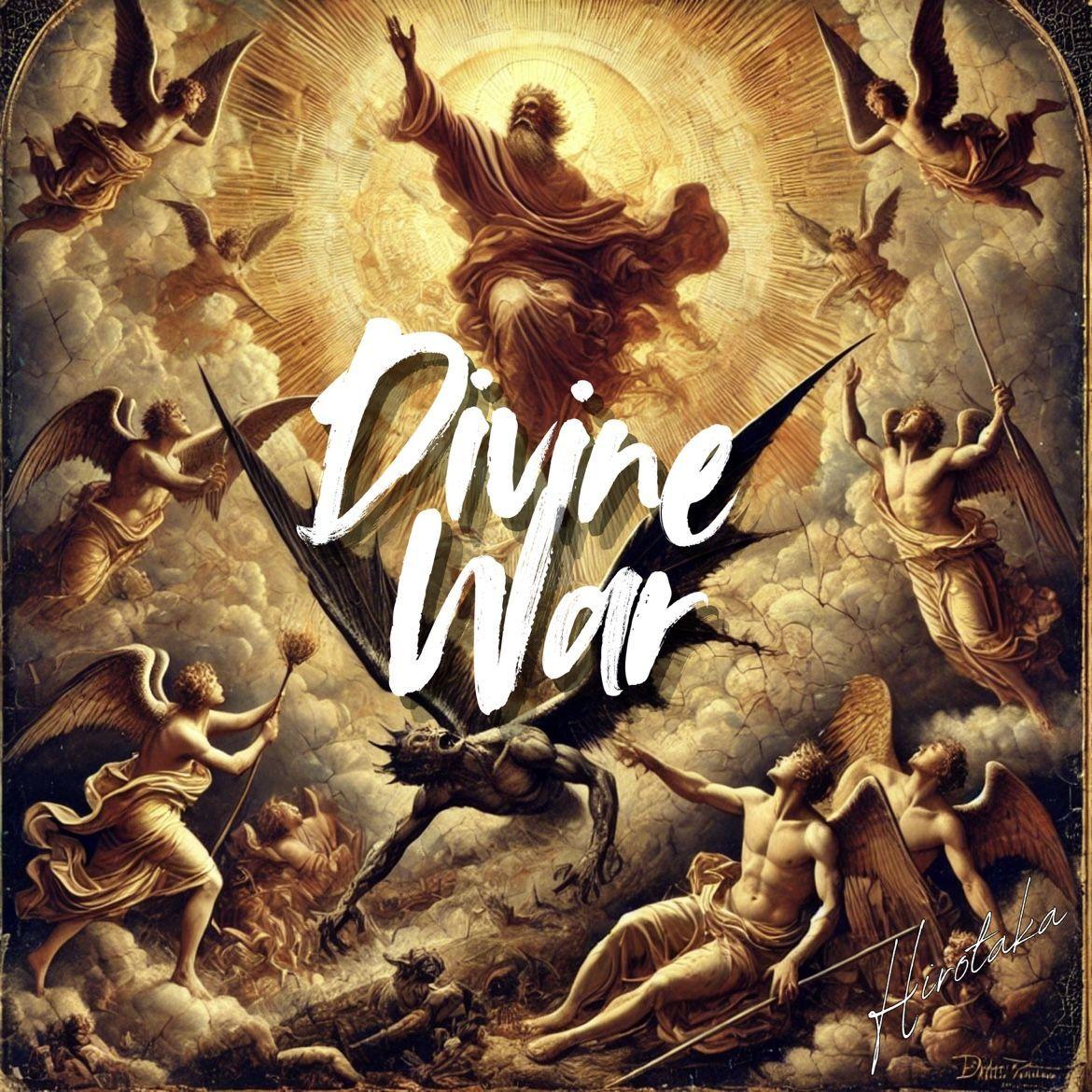 Portada de Sencillo/EP "Divine War", de Hirotaka