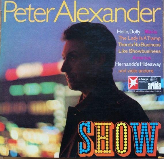 Portada del álbum "Show", de Peter Alexander