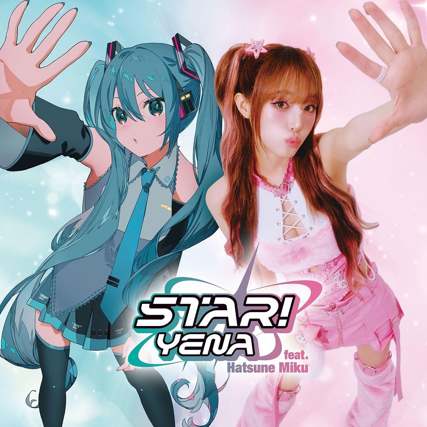 Capa do álbum "STAR! (feat. Hatsune Miku)", de YENA