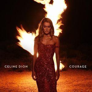 Album cover of "Courage" by Céline Dion