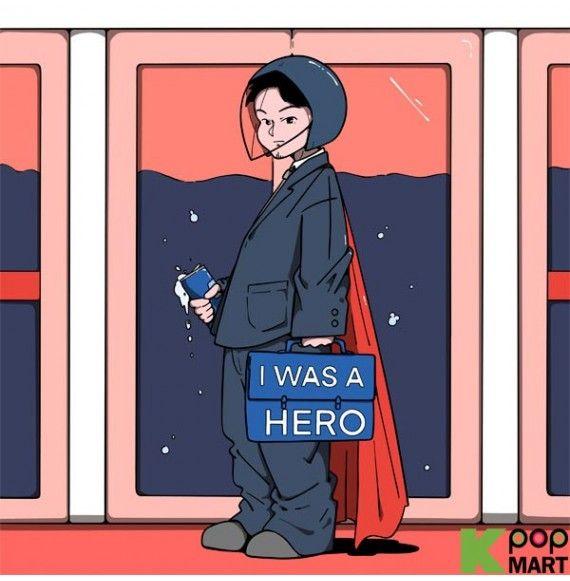 Portada de Sencillo/EP "I was a Hero", de 9001 (Ninety O One)