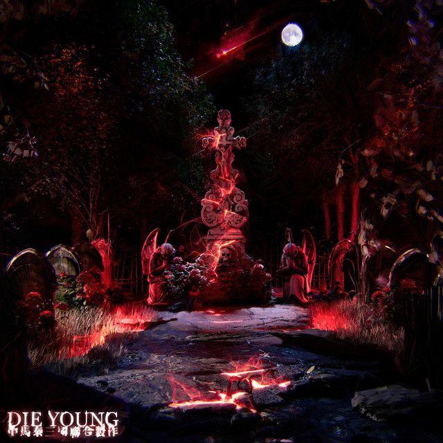 Portada del álbum "Die Young (feat. Tsunami J.)", de INTERWORLD