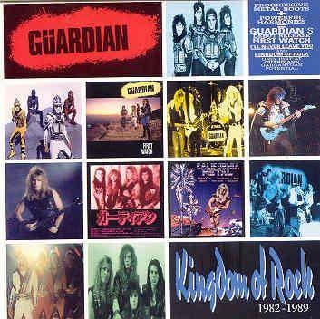 Capa do Álbum "Kingdom of Rock 1982-1989", de Guardian