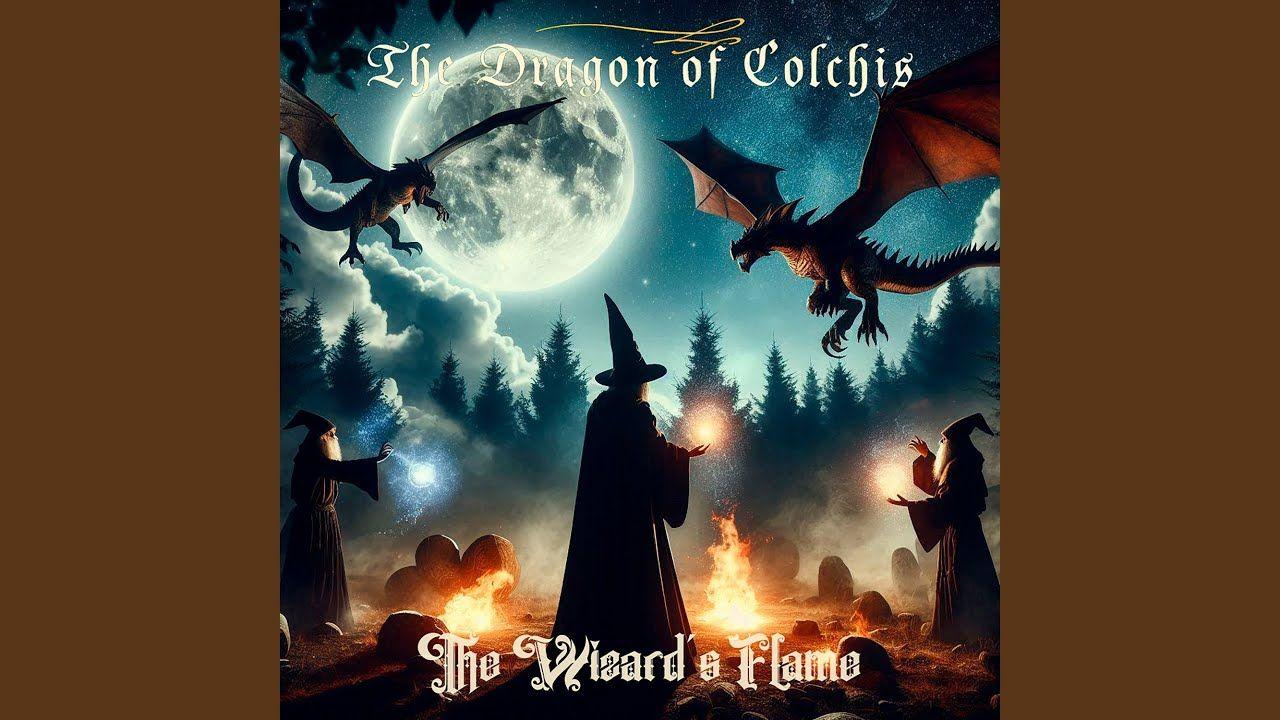 Capa do Álbum "The Wizard's Flame", de The Dragon Of Colchis