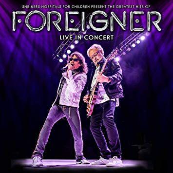 Portada de Álbum "Live In Concert", de Foreigner