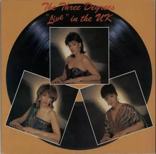 Capa do Álbum ""Live" In The U.K", de Three Degrees