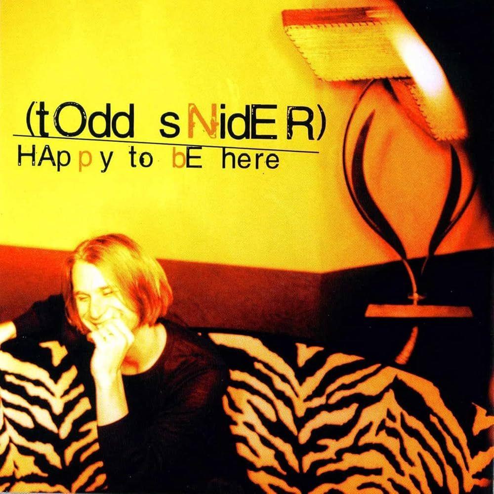 Capa do Álbum "Happy To Be Here", de Todd Snider