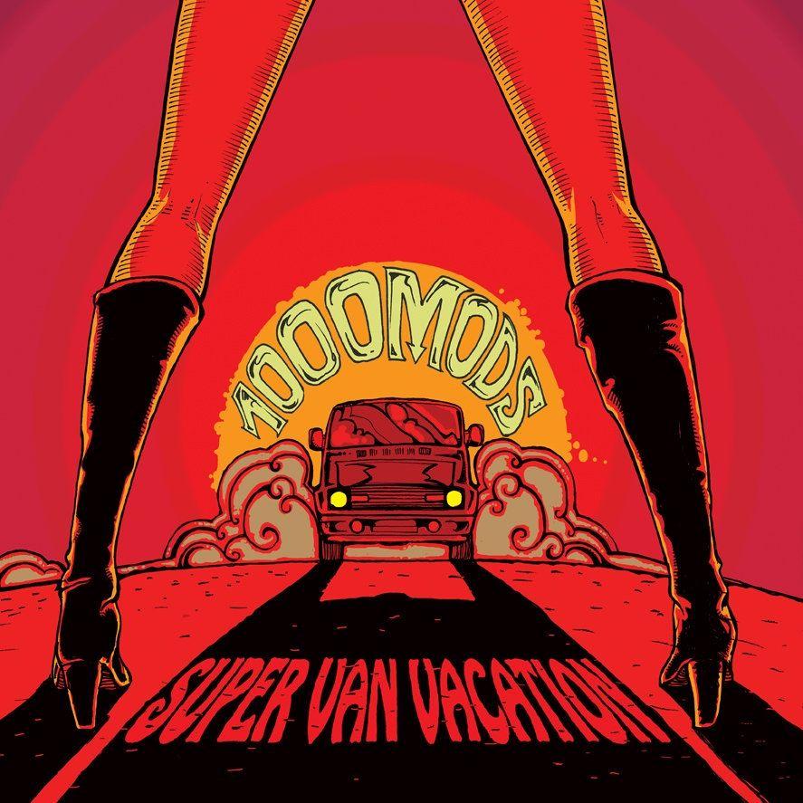 Capa do Álbum "Super Van Vacation", de 1000Mods
