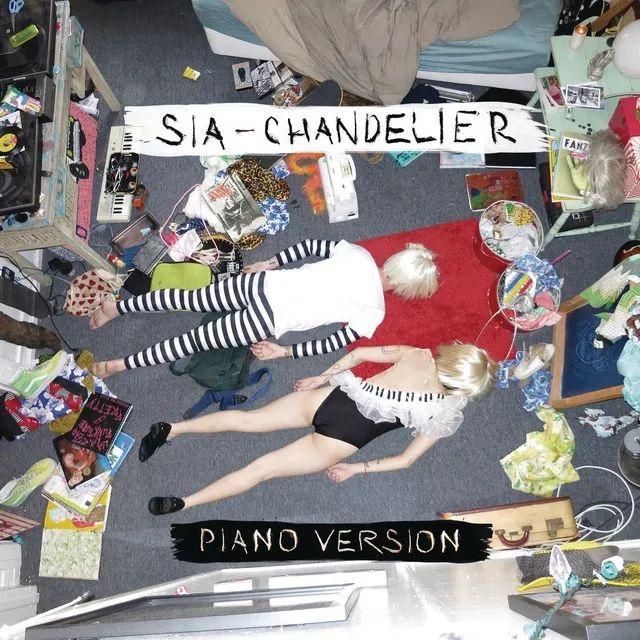 Portada del álbum "Chandelier (Piano Version)", de Sia