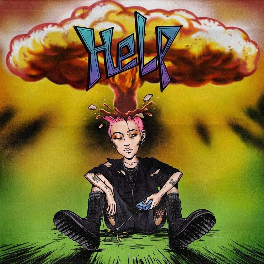 Capa do Single/EP "HELP", de Morgan Saint