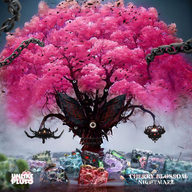 Album cover of "Cherry Blossom Nightmare" by Unlike Pluto
