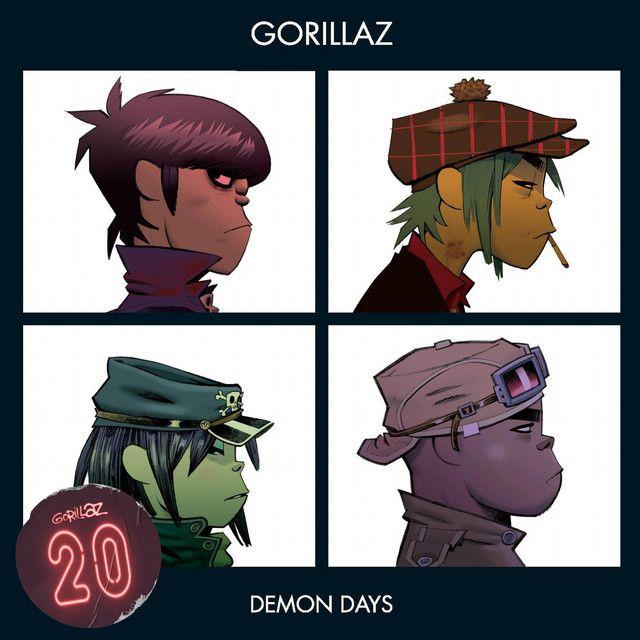 Portada del álbum "Demon Days (Gorillaz 20 Mix)", de Gorillaz