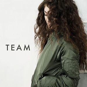 Capa do álbum "Team", de Lorde