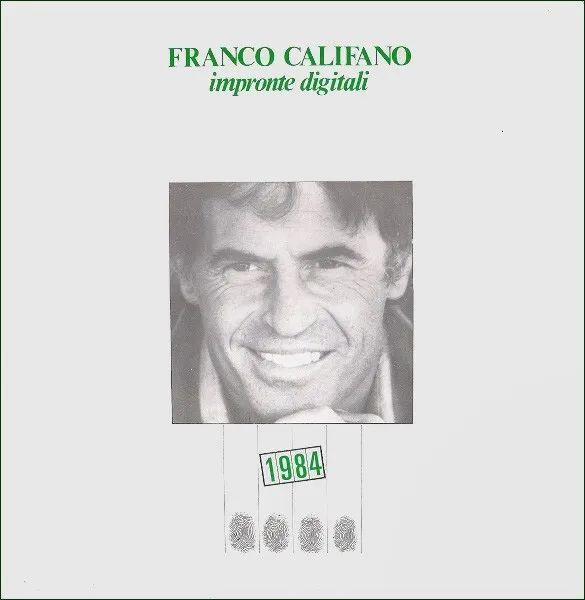 Portada de Álbum "Impronte Digitali", de Franco Califano