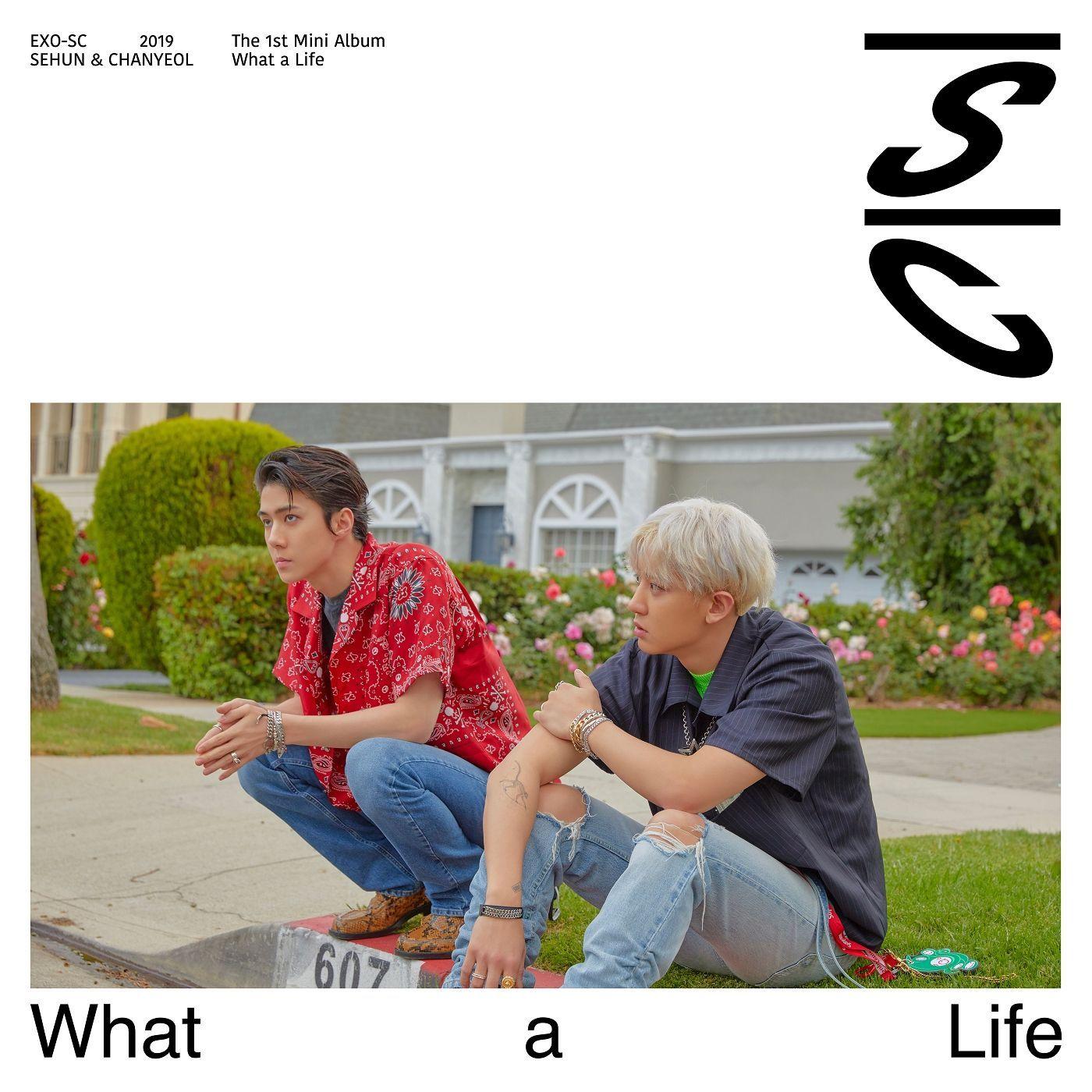 Portada de Sencillo/EP "What a Life - The 1st Mini Album", de EXO-SC