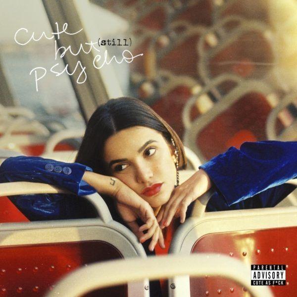 Portada de Sencillo/EP "CUTE BUT (still) PSYCHO", de Manu Gavassi