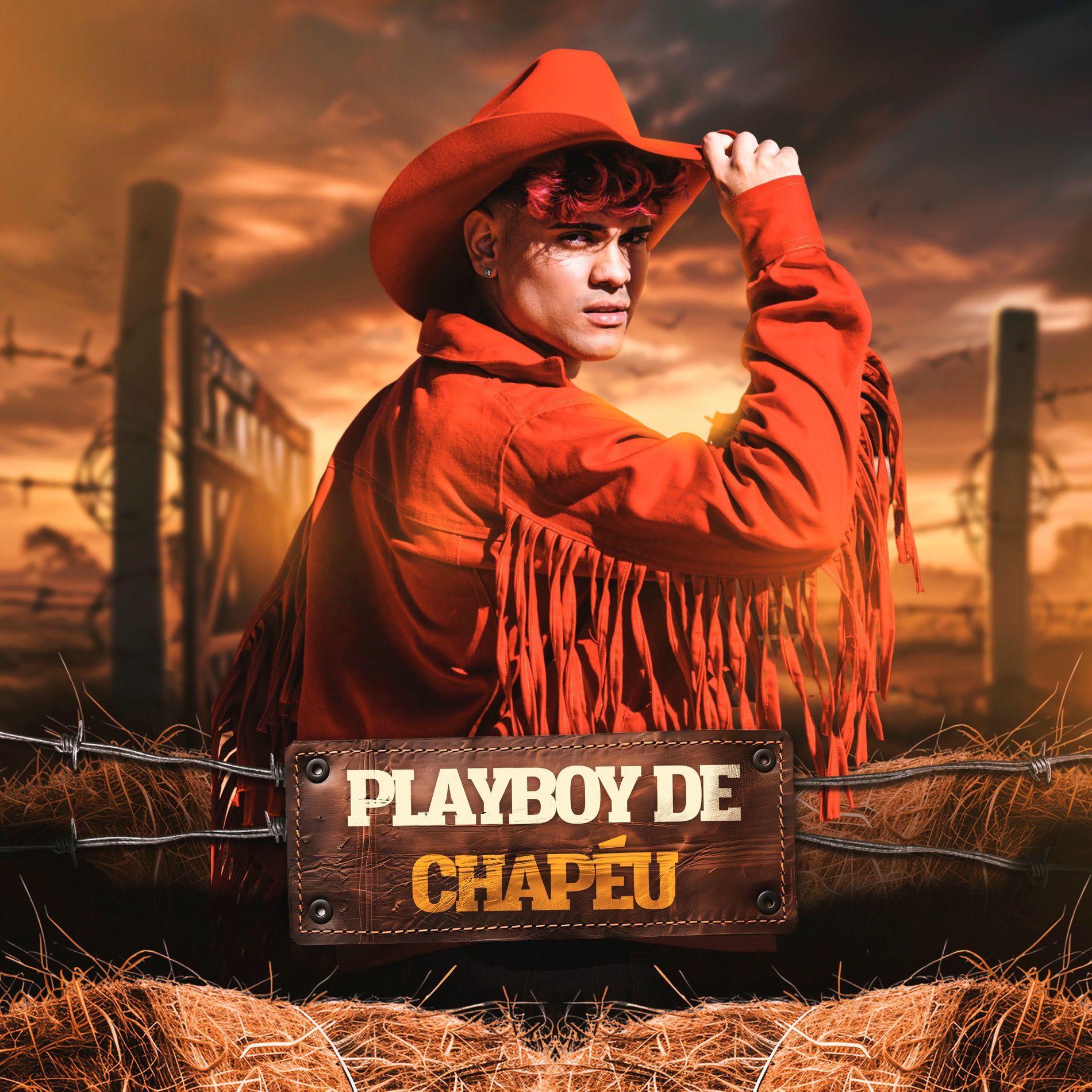 Capa do Single/EP "Playboy de Chapéu", de Robson Abreu