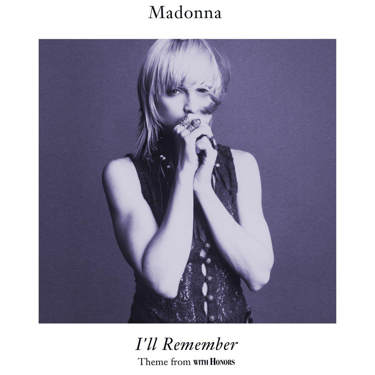 Capa do álbum "I'll Remember", de Madonna