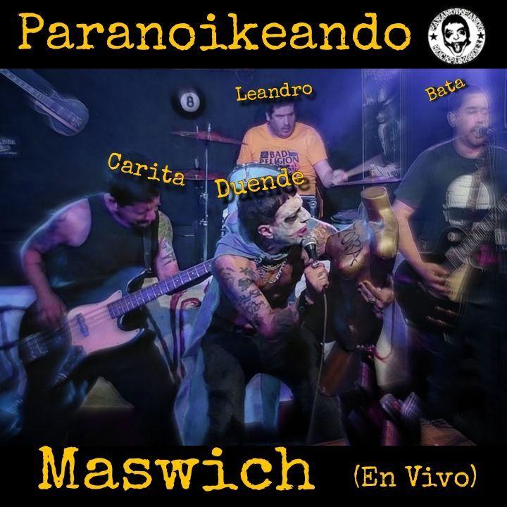 Capa do Álbum "Maswich (En Vivo)", de Paranoikeando